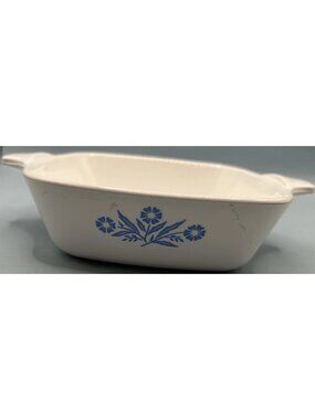 Vintage Corning Ware Blue Cornflower 1 1/2 Qt Casserole Dish P-1 1/2-B
